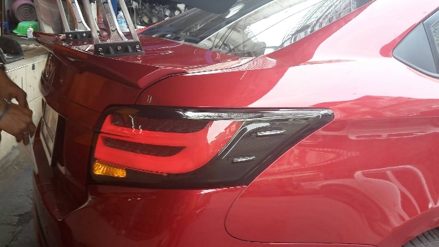 ไฟท้าย VIOS 2013 ทรง VLAND LIGHT-BAR (สี SMOKE)